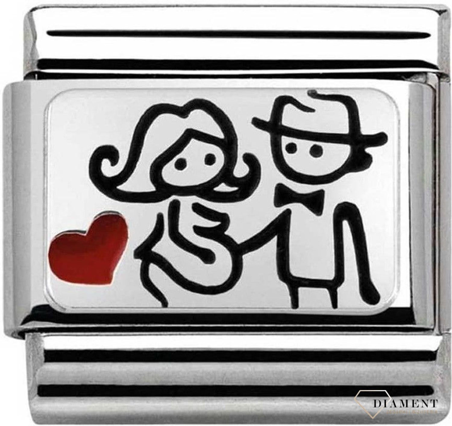 Nomination - Link 925 zawieszka srebro 'Przyszła Mama' 330208 13 biżuteria nomination nomination zawieszki nomination baza.jpg